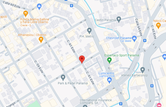 Panama Office map